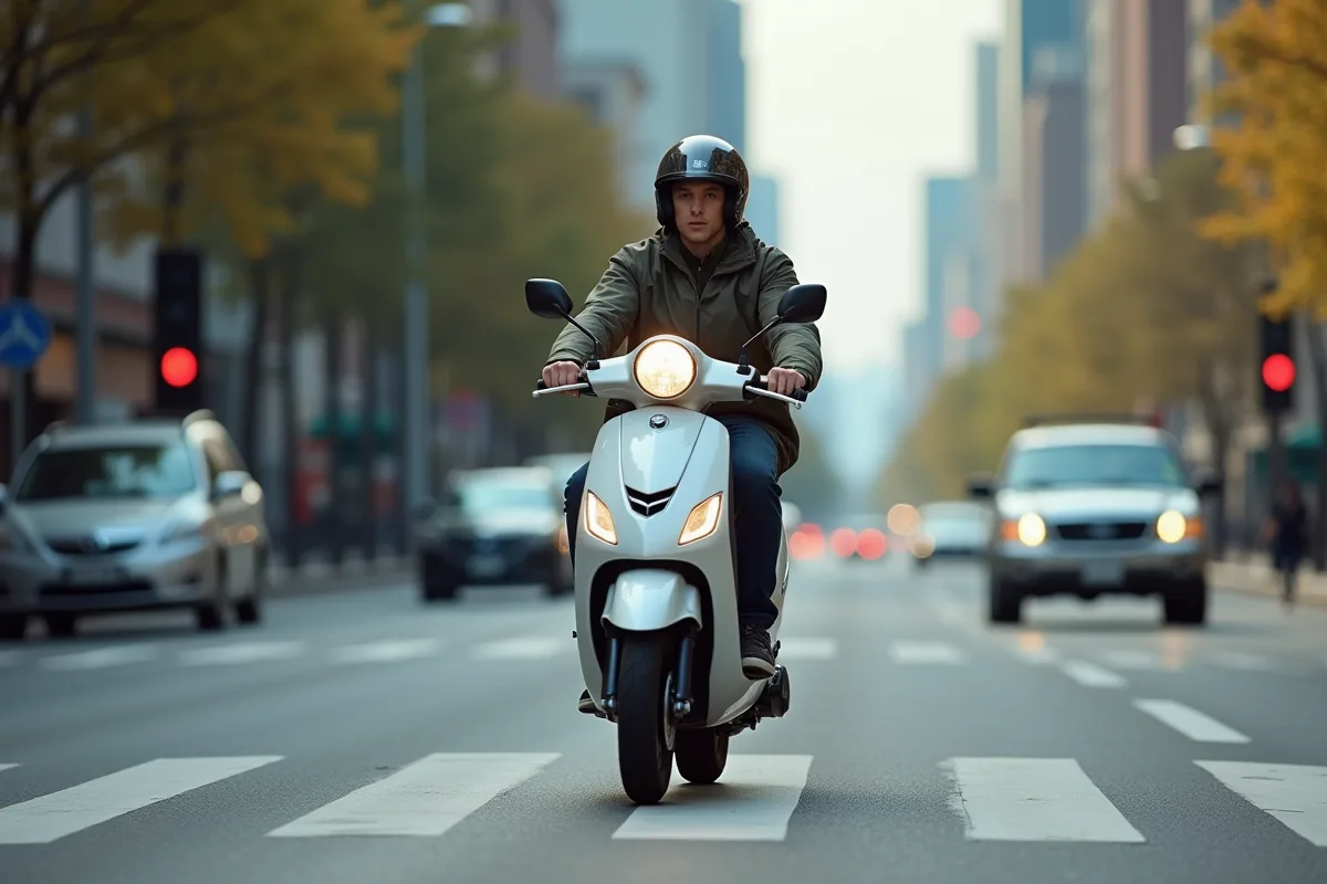 Conduite sécurisée d'un scooter en milieu urbain