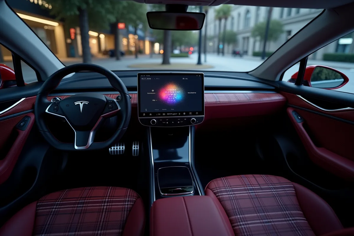 intérieur tesla