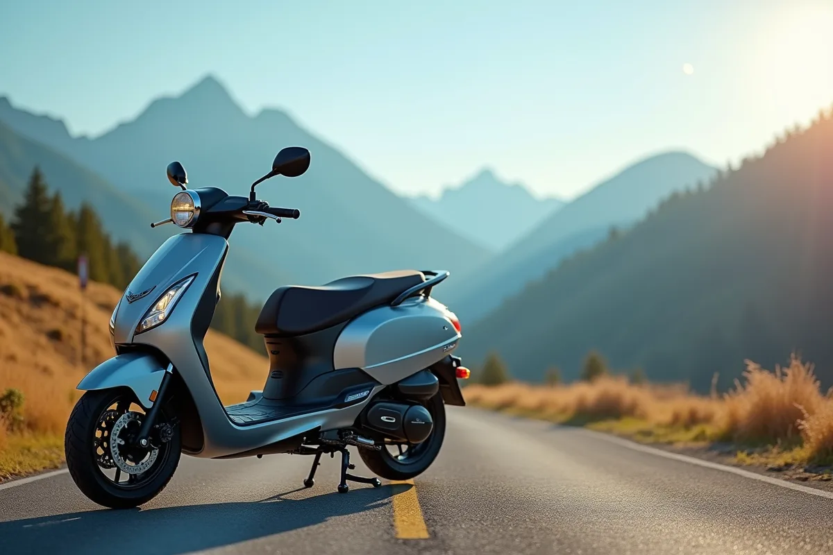 scooter adapté pour les longs trajets sur route